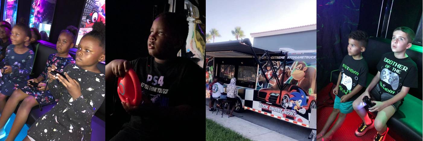 Florida video game truck birthday party in Indian River, St. Lucie, and Martin county